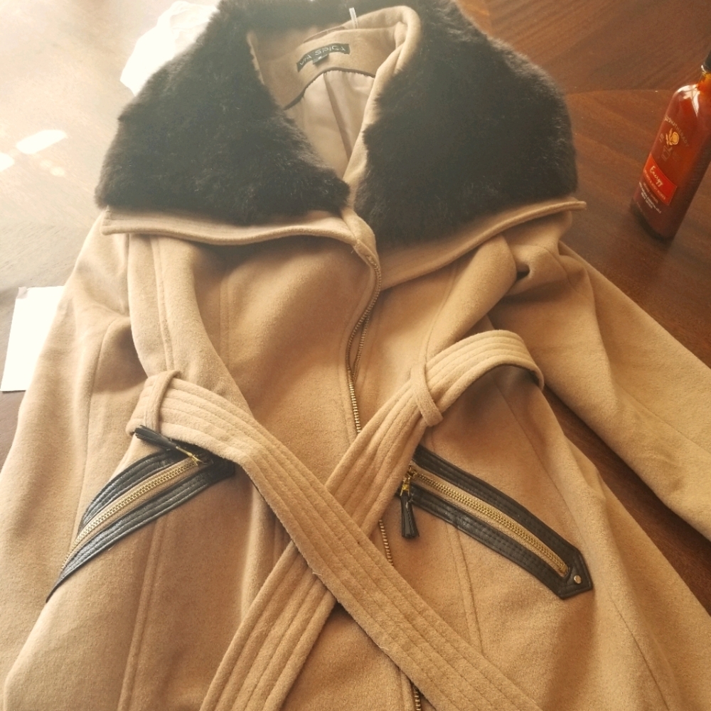 Via Spiga Camel Coat